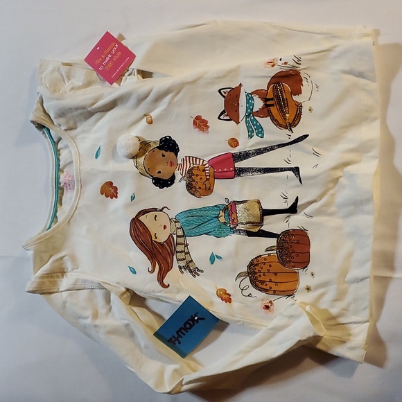 Girls Small NEW Fall Long Sleeved Tee - Picture 1 of 2